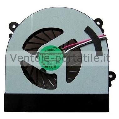 Ventola CPU per Toshiba Satellite L500 L555 - Ricambio Silenzioso V2