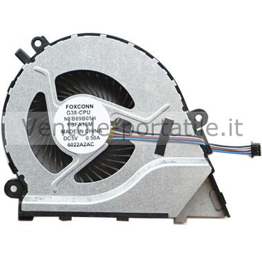 Ventola Di Raffreddamento CPU Per HP 15-CS000, 15-CS3152TX, 15-CS3XXX – Ricambio L25585-001, NS85B00-17K18 - 4