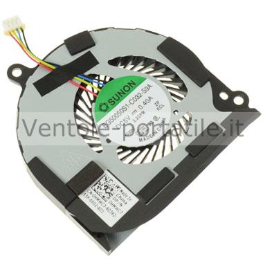 DBTLAP Ventole per CPU Compatibile per dell Inspiron 7000 7472