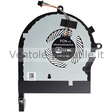ASHATA Ventola Di Raffreddamento Per Notebook ASUS TUF FX505 / FX705 - Set Da 2 Pezzi, Sostitutive, In Lega Di Alluminio