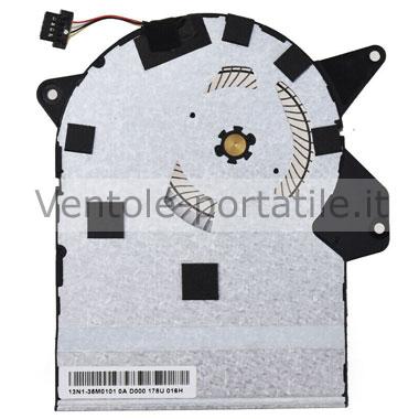 Fleshy Leaf Ventola Di Raffreddamento CPU+GPU Per ASUS Pro 16X OLED | Ricambio Per N7600, M7600Q, M3500, K3500PC, DQ5D568E000