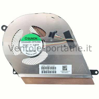 Ventola Di Raffreddamento CPU Portatile, Compatibile For HP, 14-CF 14