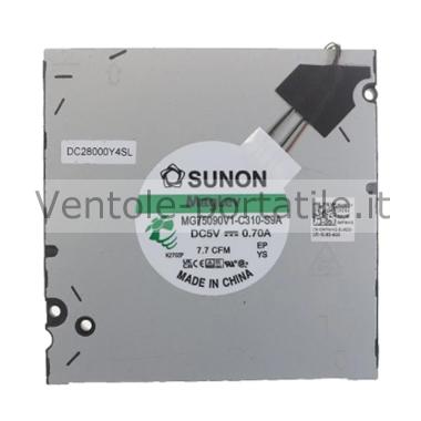 Ventola di raffreddamento per CPU portatile per DELTA NS85C59-20G04