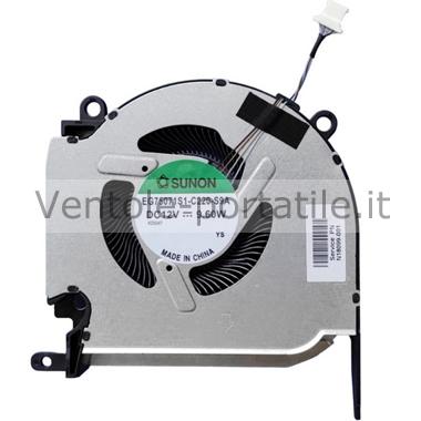 Ventola di raffreddamento per CPU portatile per Hp 17-ca1804ng